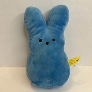 Just Born Peeps Velour Blue Bunny Easter Peep 9.25" Plush Stuffed Animal 2014
